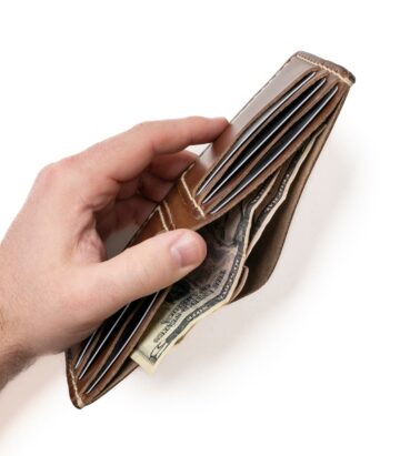 LEATHER WALLET - BLACK - Image 2